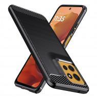 Techsuit Carbon Silicone Motorola Moto G15 / G15 Power Black