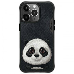 Nimmy Case iPhone 15 Pro 6.1" black Big Eyed Pet 2.0 Panda