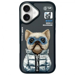 Nimmy Case iPhone 16 6.1" black Cool&Cute 2.0 Dog