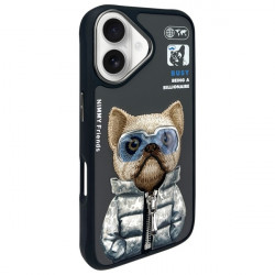 Nimmy Case iPhone 16 6.1" black Cool&Cute 2.0 Dog