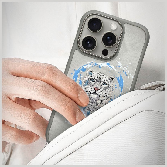 Nimmy Case Pantera MagSafe for iPhone 16 Pro Max jasnoblack