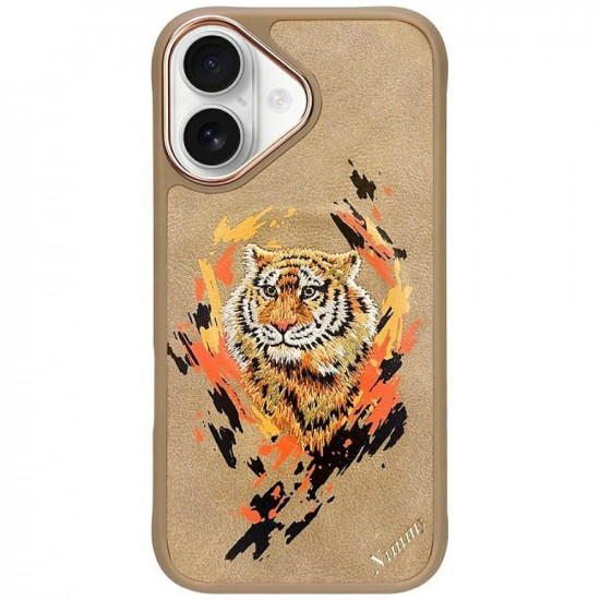 Nimmy Case Tygrys MagSafe for iPhone 16 jasnobrown