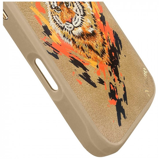 Nimmy Case Tygrys MagSafe for iPhone 16 Pro Max jasnobrown
