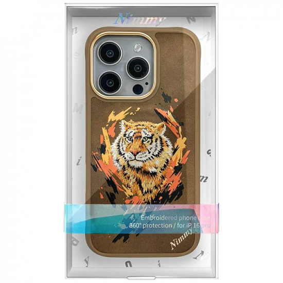 Nimmy Case Tygrys MagSafe for iPhone 16 Pro Max jasnobrown