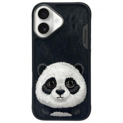 Nimmy Case iPhone 16 6.1" black Big Eyed Pet 2.0 Panda