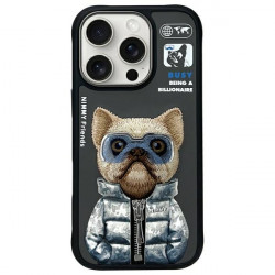 Nimmy Case iPhone 16 Pro 6.3" black Cool&Cute 2.0 Dog
