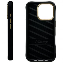 Nimmy Case iPhone 16 Pro 6.3" black Glasses Cool Dog