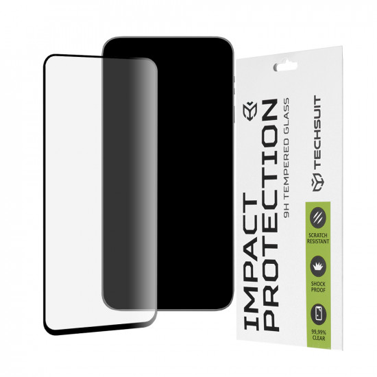 Techsuit 111D Full Cover / Full Glue Glass Xiaomi Redmi Note 14 4G Black