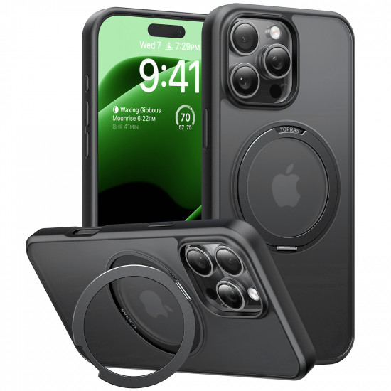 Torras Ostand Pro Series iPhone 16 Pro Max Black Torras Ostand Pro Series iPhone 16 Pro Max Black