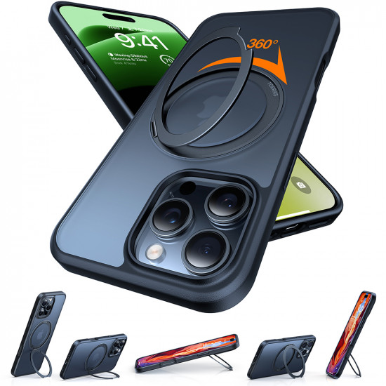Torras Ostand Pro Series iPhone 16 Pro Max Black Torras Ostand Pro Series iPhone 16 Pro Max Black