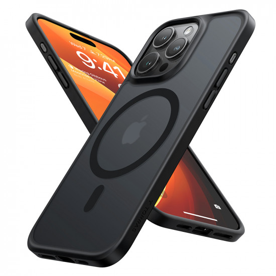 Torras Guardian Magnetic Series iPhone 15 Pro Max Black
