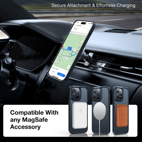 Torras Guardian Magnetic Series iPhone 15 Pro Max Black