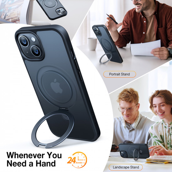 Torras Ostand Series iPhone 15 Black Torras Ostand Series iPhone 15 Black