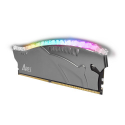 Dato Computer Memory Ares Armor Lite (ARB16G5G60) for Desktop, DDR5, Gaming RAM with RGB, 16GB, 6000MHz, RGB Grey