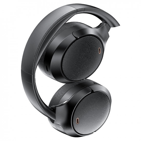 Acefast Wireless Headset (H6) Type C, Bluetooth 5.3, Active Noise Reduction, IPX4, 500mAh, Hi Fi Sound Black Acefast Wireless Headset (H6) Type C, Bluetooth 5.3, Active Noise Reduction, IPX4, 500mAh, Hi Fi Sound Black