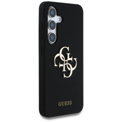 Guess Silicone 4G Big Metal Logo (GUHCS25SS4SMDK) Samsung Galaxy S25 Black