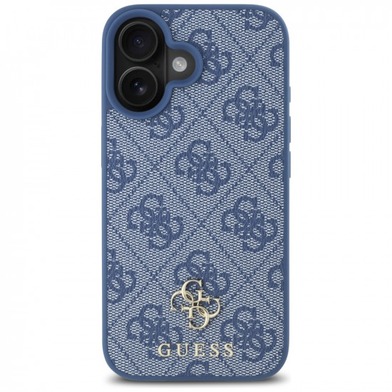 Guess 4G Small and Classic Logo MagSafe (GUHMP16SP4SM4MB) iPhone 16 Blue