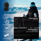 Techsuit Balaclava Ski Mask (BLC3) Fleece Polar, Winter Scarf, Neck Warmer, for Snowboarding / Motorcycle Riding Black