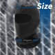 Techsuit Balaclava Ski Mask (BLC3) Fleece Polar, Winter Scarf, Neck Warmer, for Snowboarding / Motorcycle Riding Black