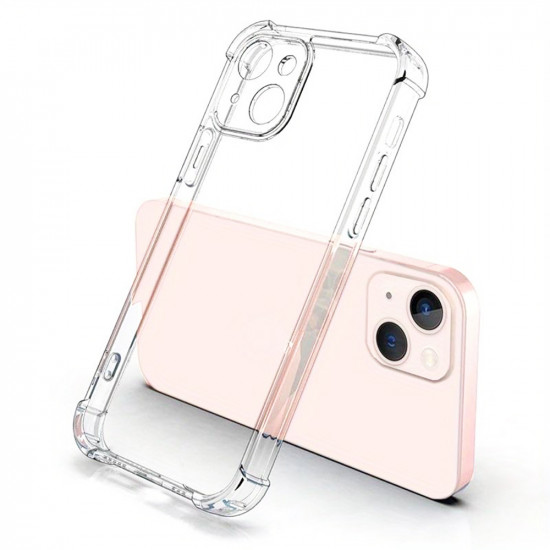Techsuit Shockproof Clear Silicone iPhone 16 Clear Techsuit Shockproof Clear Silicone iPhone 16 Clear