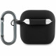Lacoste LCA4SLOK AirPods 4 cover black Silicone Croc Logo