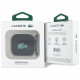 Lacoste LCA4SLOK AirPods 4 cover black Silicone Croc Logo