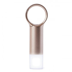 Lexon Nomaday Flash LED Keychain gold LL137D