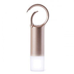 Lexon Nomaday Flash LED Keychain gold LL137D