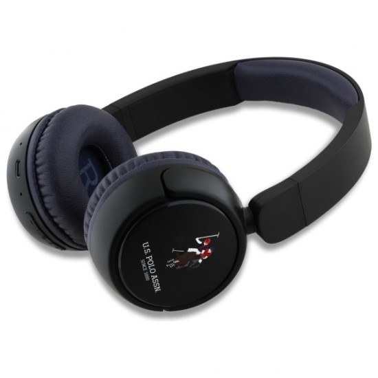 US Polo Bluetooth Headphones USHPV6PCOV Navy DH Color Logo
