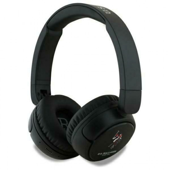 US Polo Bluetooth Headphones USHPV6PUNK Black DH Color Logo