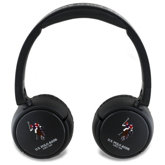 US Polo Bluetooth Headphones USHPV6PUNK Black DH Color Logo