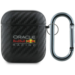 Red Bull Case PU Carbon Logo AirPods 1/2 black
