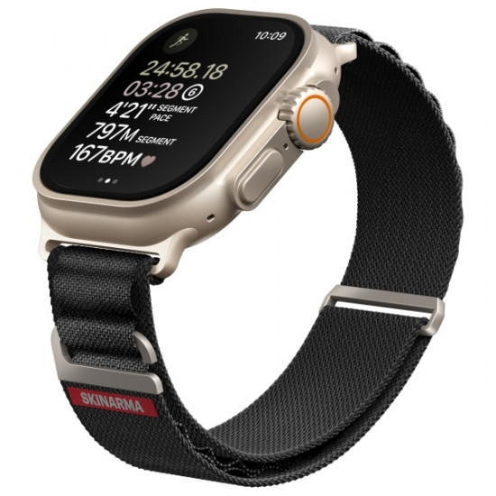 Skinarma Strap Kobu Apple Watch Ultra 49/45/44mm black Skinarma Strap Kobu Apple Watch Ultra 49/45/44mm black