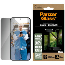 PanzerGlass Eco Matrix Ultra-Wide Fit Privacy Glass Samsung Galaxy S25