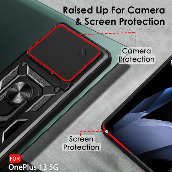 Techsuit CamShield Series OnePlus 13 Black Techsuit CamShield Series OnePlus 13 Black