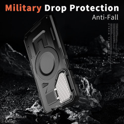 Techsuit CamVault MagSafe Samsung Galaxy A15 4G / A15 5G Black