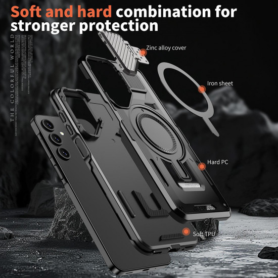 Techsuit CamVault MagSafe Samsung Galaxy A35 5G Black Techsuit CamVault MagSafe Samsung Galaxy A35 5G Black