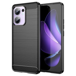 Techsuit Carbon Silicone Oppo Reno13 F 4G / Reno13 F 5G Black