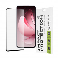 Techsuit 111D Full Cover / Full Glue Glass Oppo Reno13 F 4G / Reno13 F 5G Black