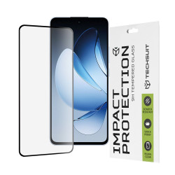 Techsuit 111D Full Cover / Full Glue Glass Oppo Reno13 Black