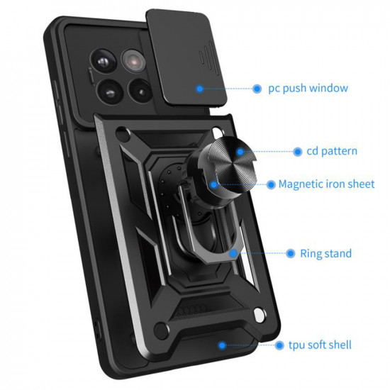 Techsuit CamShield Series OnePlus 13R Green Techsuit CamShield Series OnePlus 13R Green