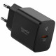 Spigen Wall Charger Essential (EE201EU) Type-C, GaN, Fast Charging, PD20W, Quantum Boost negru