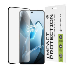 Techsuit 111D Full Cover / Full Glue Glass / 3D Curved Screen OnePlus 13 Black