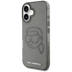 Karl Lagerfeld IML Rhinestones (KLHCP16SHKHDCELK) iPhone 16 Karl Head