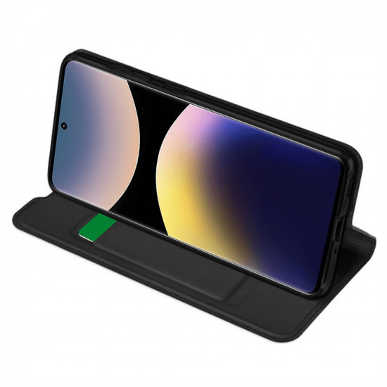 Techsuit Magskin Book Xiaomi Redmi Note 14 Pro 4G / Poco F7 Black Techsuit Magskin Book Xiaomi Redmi Note 14 Pro 4G / Poco F7 Black