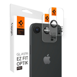 Spigen Optik.tR EZ Fit Pro Camera Glass (2 pack) iPhone 16e Black