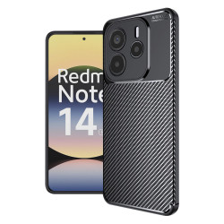 Techsuit CarbonFiber Xiaomi Redmi Note 14 5G Black
