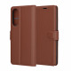 Techsuit Leather Folio Samsung Galaxy S25 Edge Brown Techsuit Leather Folio Samsung Galaxy S25 Edge Brown