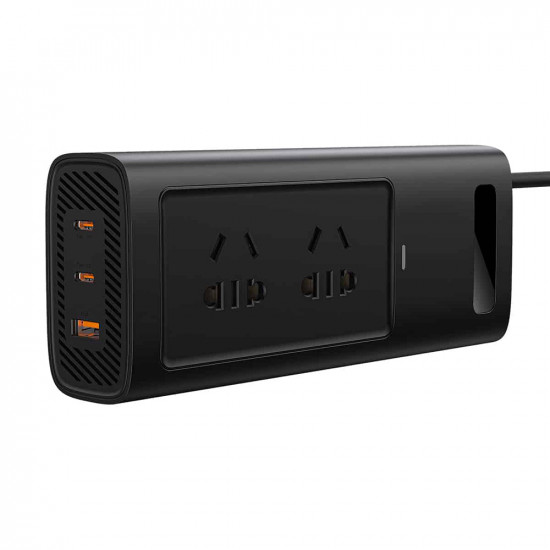 Baseus Power Inverter Pro (CGNB020101) USB, 2x Type C, 220V CN/US/EU Plug, 150W Black