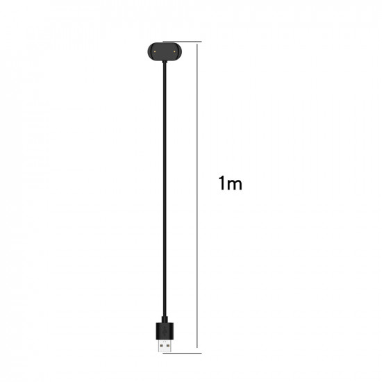 Techsuit SmartWatch Wireless Charging Cable (THA6) for Amazfit GTR 2e SIM/T Rex Pro/GTR 2e/GTS 2e/2 mini/Pop Pro Black